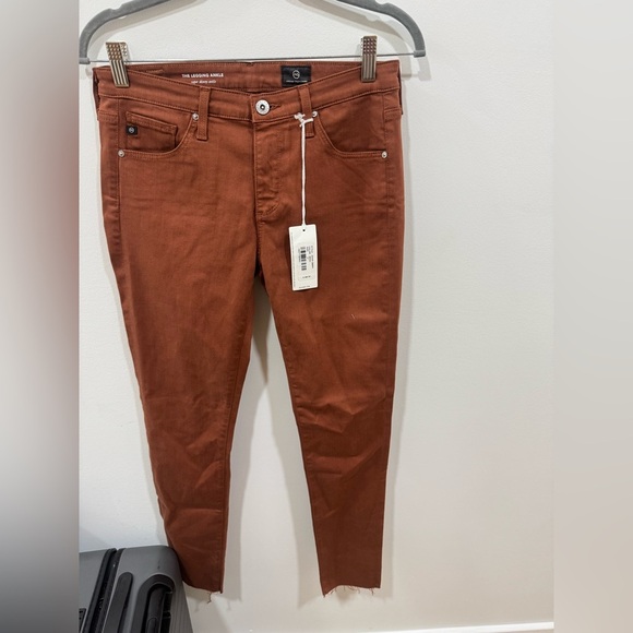 AG DENIM NWT The Legging Ankle Denim Jean Pant in Rust // 27 - Picture 2 of 5